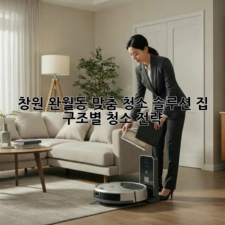 창원 완월동 맞춤 청소 솔루션: 집 구조별 청소 전략