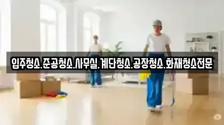 경상남도 대포동 입주청소 업체 정보 모음 4