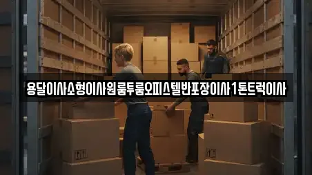 용달이사소형이사원룸투룸오피스텔반포장이사1톤트럭이사