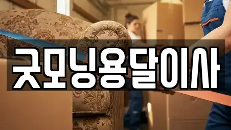 굿모닝용달이사