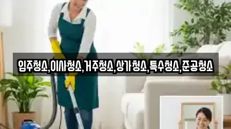 입주청소,이사청소,거주청소,상가청소,특수청소,준공청소