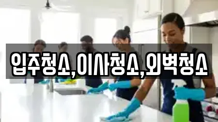 입주청소,이사청소,외벽청소