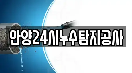 안양24시누수탐지공사