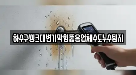 하수구씽크대변기막힘뚫음업체수도누수탐지