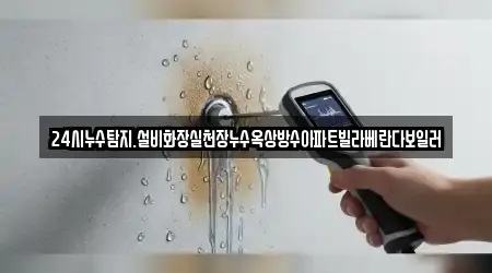 24시누수탐지.설비화장실천장누수옥상방수아파트빌라베란다보일러
