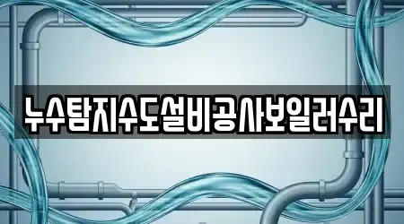 누수탐지수도설비공사보일러수리