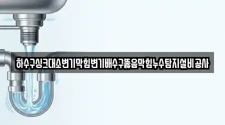 하수구싱크대소변기막힘변기배수구뚫음막힘누수탐지설비공사