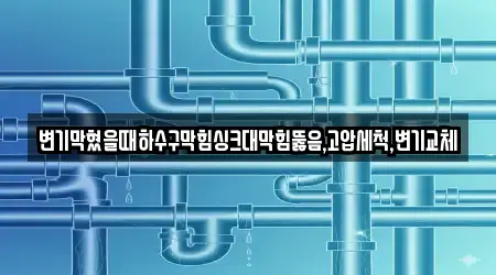 변기막혔을때하수구막힘싱크대막힘뚫음,고압세척,변기교체