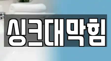 싱크대막힘