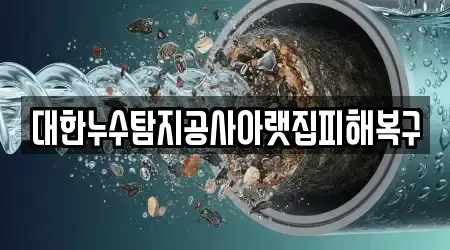 대한누수탐지공사아랫집피해복구