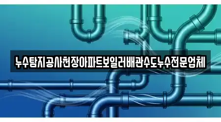 누수탐지공사천장아파트보일러배관수도누수전문업체