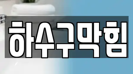 하수구막힘