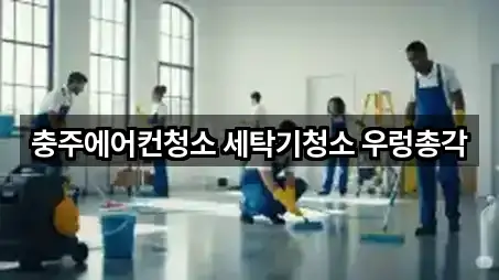 충주에어컨청소 세탁기청소 우렁총각