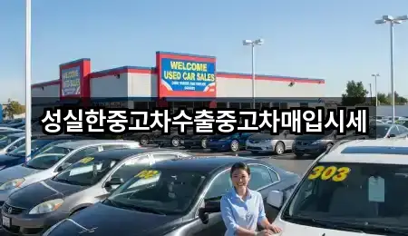 성실한중고차수출중고차매입시세