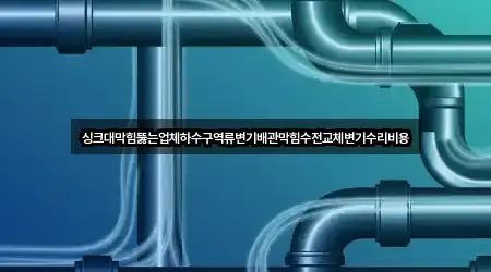 싱크대막힘뚫는업체하수구역류변기배관막힘수전교체변기수리비용
