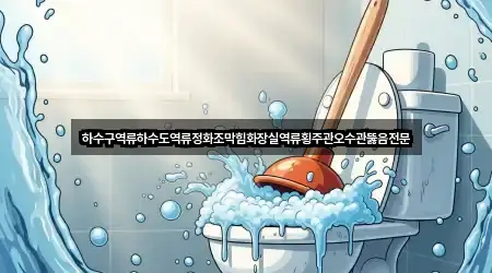 하수구역류하수도역류정화조막힘화장실역류횡주관오수관뚫음전문