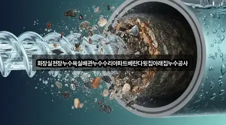 화장실천장누수욕실배관누수수리아파트베란다윗집아래집누수공사