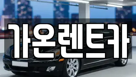 경기 고양시 일산서구 대화동 장기렌트카 전문 가온렌트카