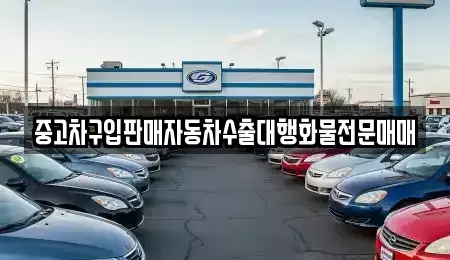 경기 고양시 일산서구 대화동 중고차 전문 중고차구입판매자동차수출대행화물전문매매