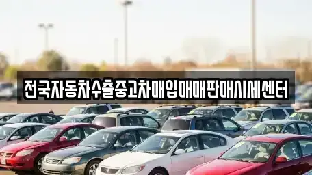 경기 고양시 일산서구 대화동 중고차매입 전문 전국자동차수출중고차매입매매판매시세센터