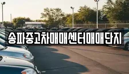 경기 광주시 남한산성면 중고차 전문 송파중고차매매센터매매단지