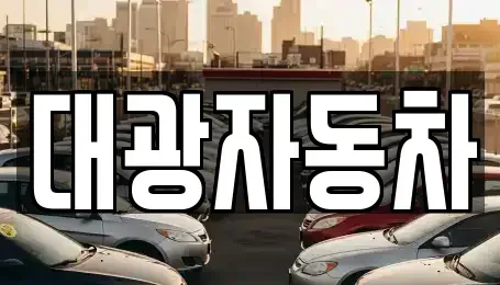 경기 오산시 금암동 중고차매매 전문 대광자동차