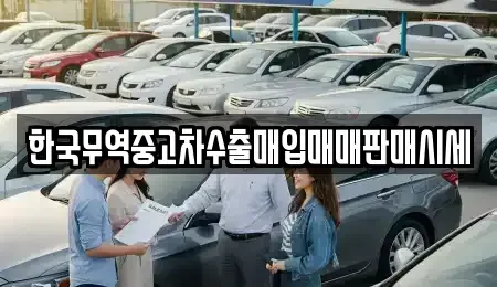 경기 오산시 금암동 중고차매입 전문 한국무역중고차수출매입매매판매시세