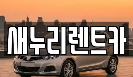 경기도 남양주시 도농동 렌트카 전문 새누리렌트카