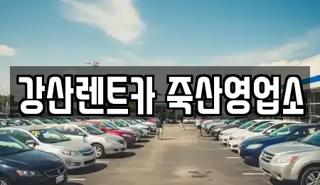 경기도 안성시 죽산면 렌트카 전문 강산렌트카 죽산영업소