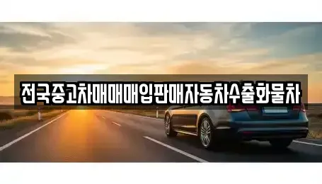 경기도 안성시 죽산면 중고차 전문 전국중고차매매매입판매자동차수출화물차