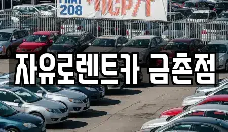경기도 파주시 와동동 렌트카 전문 자유로렌트카 금촌점