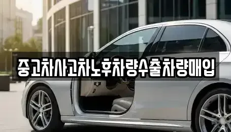 경기도 파주시 와동동 중고차매입 전문 중고차사고차노후차량수출차량매입