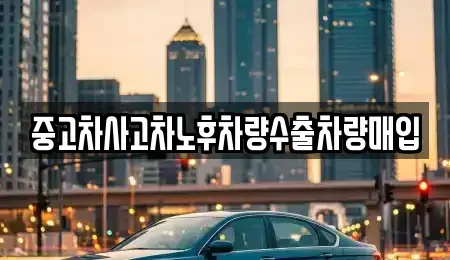경기도 하남시 초이동 중고차매입 전문 중고차사고차노후차량수출차량매입