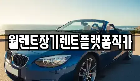 경기도 화성시 송산면 장기렌트카 전문 월렌트장기렌트플랫폼직카