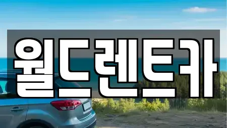 경북 안동시 서후면 장기렌트카 전문 월드렌트카