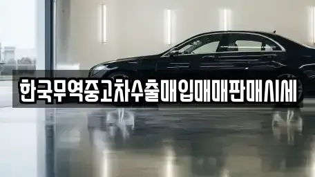 경북 안동시 서후면 중고차매입 전문 한국무역중고차수출매입매매판매시세