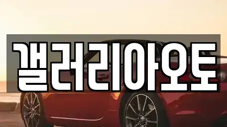 경상남도 진주시 중고차매매 전문 갤러리아오토