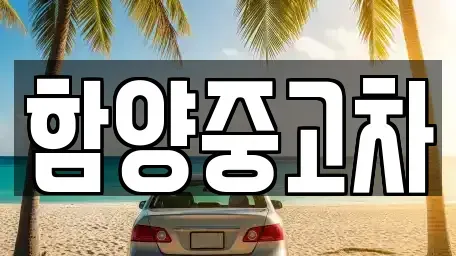 경상남도 함양군 병곡면 중고차매매 전문 함양중고차