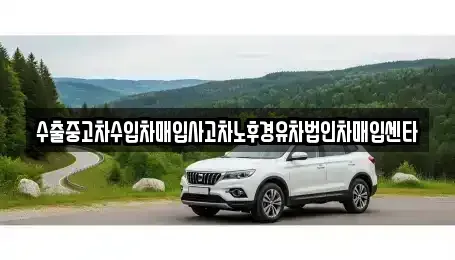 경상남도 함양군 병곡면 중고차매입 전문 수출중고차수입차매입사고차노후경유차법인차매입센타