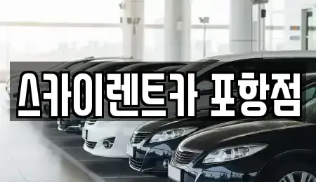 경상북도 포항시 북구 득량동 렌트카 전문 스카이렌트카 포항점