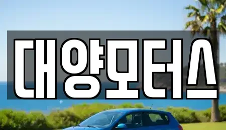 광주 광산구 용곡동 중고차 전문 대양모터스