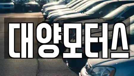 광주 남구 대지동 중고차 전문 대양모터스