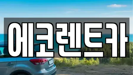 광주 동구 동명동 렌트카 전문 에코렌트카