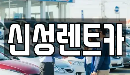 광주광역시 광산구 산월동 렌트카 전문 신성렌트카