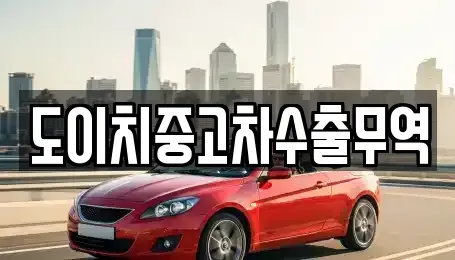 광주광역시 광산구 신룡동 중고차 전문 도이치중고차수출무역