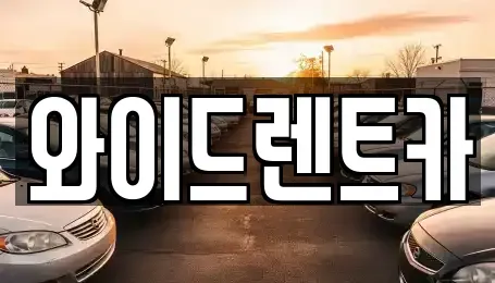 대구광역시 서구 원대동3가 렌트카 전문 와이드렌트카