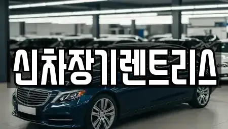 대구광역시 중구 남일동 렌트카 전문 신차장기렌트리스