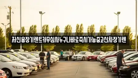 대전 유성구 복용동 장기렌트카 전문 저신용장기렌트카무심사누구나바로즉시가능중고신차장기렌