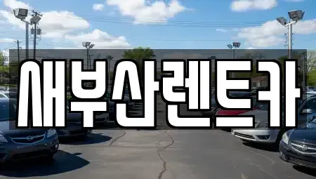 부산 중구 중앙동1가 렌트카 전문 새부산렌트카