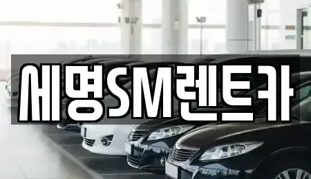 부산 중구 중앙동1가 렌트카 전문 세명SM렌트카